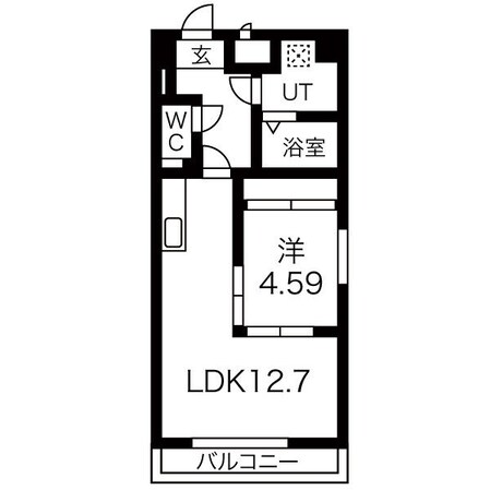 GRANDUKE東別院の物件間取画像